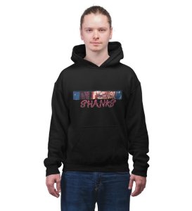 Adventurer Eye Determined and Bold Cotton Black Hoodie for Men