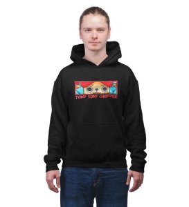 Brave Hero Eye Indomitable Spirit Cotton Black Hoodie for Men
