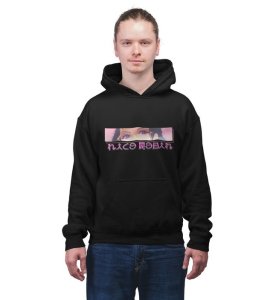 Calm Trailblazer Eye Confident Vision Cotton Black Hoodie for Men