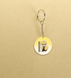 Sweet Thunder: Printed Round Anime Keychains Pack of 2