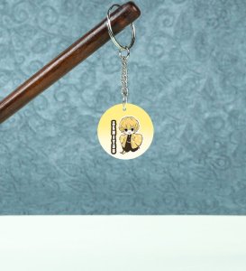 Sweet Thunder: Printed Round Anime Keychains Pack of 2