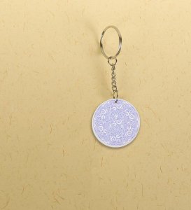 Sacred Geometry: Printed Round Keychains Pack of 2