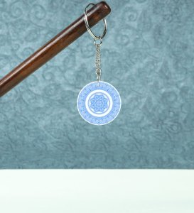 Infinite Harmony: Printed Round Keychains Pack of 2
