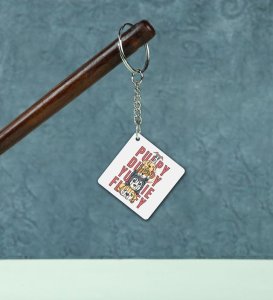 Doggo Squad Goals Printed Keychain