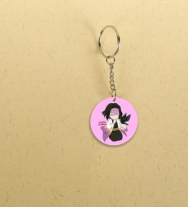 Calm Leader: Printed Round Anime Keychains Pack of 2