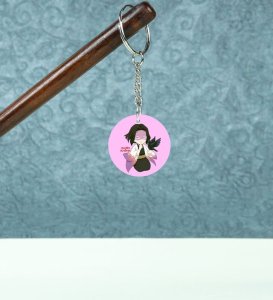 Calm Leader: Printed Round Anime Keychains Pack of 2