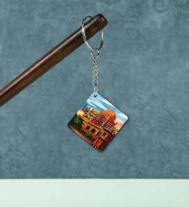 Heritage Lucknow Ka Jazba Printed Keychain Pack of 2