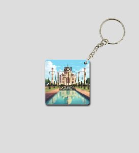 Agra Ki Shaan Aur Style Printed Keychain Pack of 2