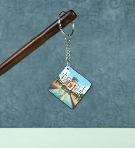 Agra Ki Shaan Aur Style Printed Keychain Pack of 2