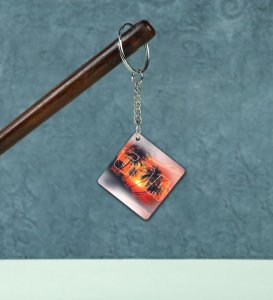 Beach Life Goa Ki Shaan Printed Keychain Pack of 2