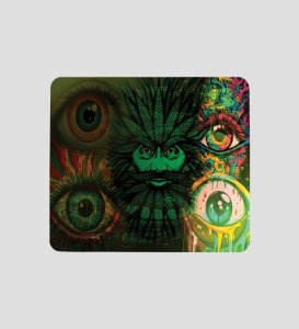 Psychedelic Eyes Printed Mousepad
