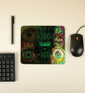 Psychedelic Eyes Printed Mousepad