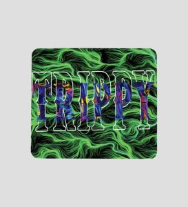 Abstract Psy Vibes Trippy Printed Mousepad