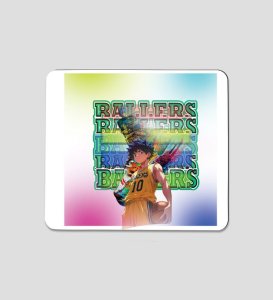 Power Dunk Pose With Graffiti Ballers Style Graphic Printed Mousepad