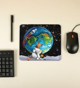 First in Orbit: Laika's Space Tale Printed MousePad