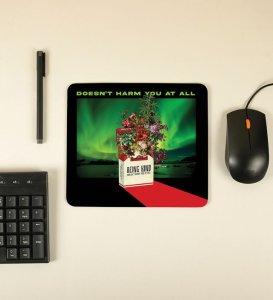 Psychedelic Peace Bloom Printed Mousepad