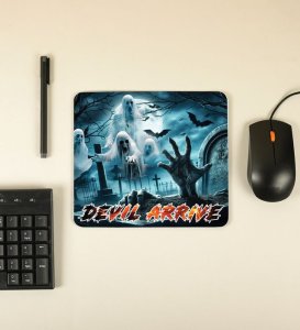 Gothic Dark Night Rising Hand Printed Mousepad