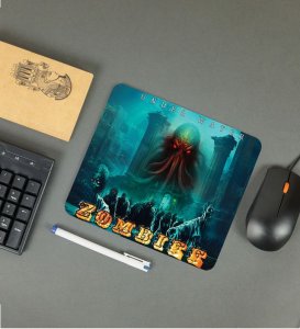 Mysterious Deep Sea Monsters In Lost City Printed Mousepad