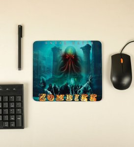 Mysterious Deep Sea Monsters In Lost City Printed Mousepad
