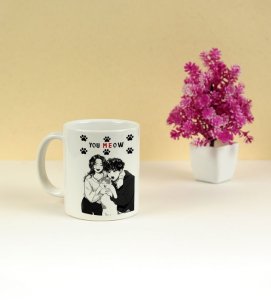 Love And Paws Forever Together Couple Theme Printed Coffee Mug 250ml