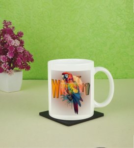 Bold Colors and Jungle Energy Design Printed Coffee Mug 250ml