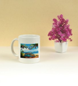 Feel-Good Summer Escape Coastal Ride Printed Coffee Mug