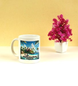 Life Is Short So Explore the World Printed Coffee Mug