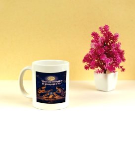Campfire Melodies and Moonlight Moments Printed Coffee Mug