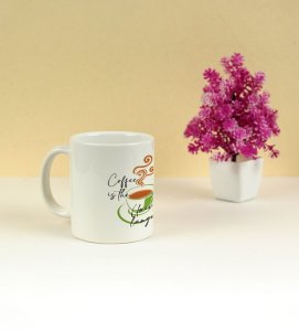 Coffee Connects the World Printed Coffee Mug 250ml