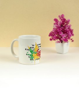 Spread Peace Not Hate with Chill Vibes Printed Coffee Mug 250ml