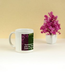Let Go of Stress and Sip Instead Printed Coffee Mug 250ml