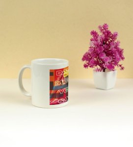 Brightly Colored Girl Art With Pop Design Printed Coffee Mug 250ml