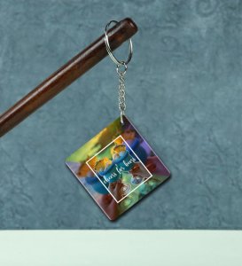 Tropical Fun and Cold Vibes Only Printed Keychain Pack of 2