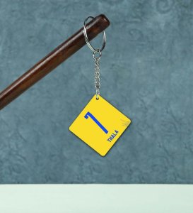 Be Still Typography for Inner Balance Printed Keychain Pack of 2