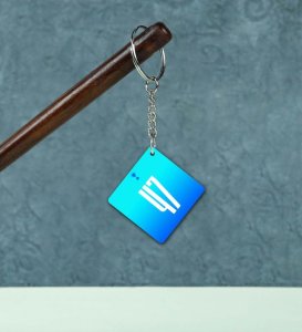 Heartfelt U Are Jus Mine Expression Printed Keychain Pack of 2