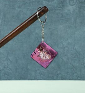 Emotional Art With Aesthetic Charm Printed Keychain Pack of 2