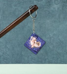 All I Need Is You Printed Keychain Pack of 2