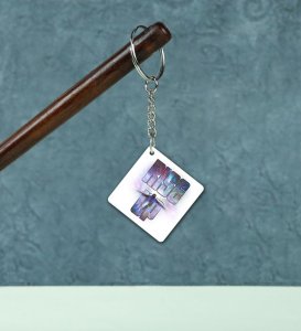 Cosmic Rise Printed Keychain (Pack of 2)