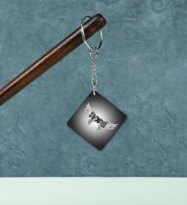 Hope Artwork on Printed Keychain Pack of 2