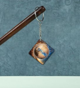 Fun and Catchy Meptune Printed Keychain Pack of 2