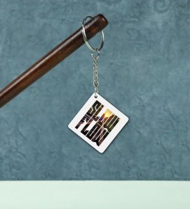 Sunset Reflection Slow Flow Path Printed Keychain Pack of 2