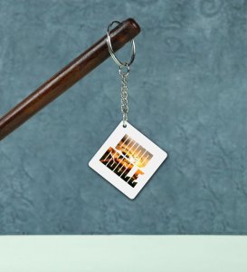 Wind Ride Dandelion Breeze Printed Keychain Pack of 2