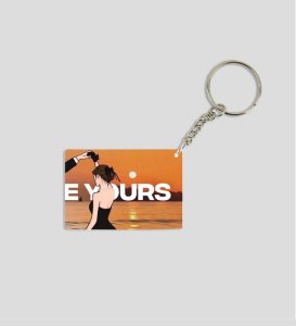 Wanna Be Yours Romantic Couple Dance Printed Keychain Pack of 2