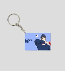 Matching Heartfelt Mood Couple Printed Keychain Pack of 2