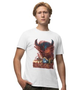 The Final Reckoning: Infernal Warbringer Graphic Printed White T-Shirt