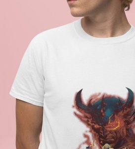 The Final Reckoning: Infernal Warbringer Graphic Printed White T-Shirt