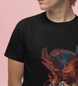 The Final Reckoning: Infernal Warbringer Graphic Printed Black T-Shirt