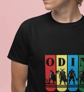 Seeker of Truth: Guardian of the Ancient Realms Graphic Printed Black T-Shirt for Men