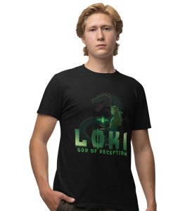 Master of Mischief: Shadows Behind the Throne Graphic Printed Black T-Shirt for Men