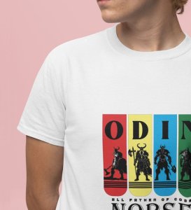 Seeker of Truth: Guardian of the Ancient Realms Graphic Printed White T-Shirt for Men